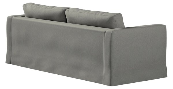 Potah na pohovku IKEA Karlstad 3-místná, nerozkládací, dlouhý barva šedá látka pletený vzor