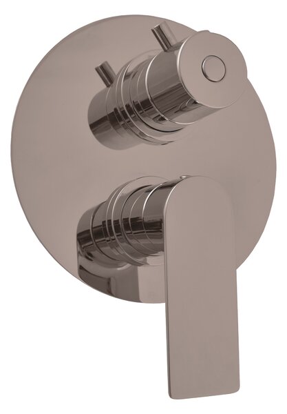 Slezák - RAV Vanová/sprchová baterie 3-cestná s podomítkovým tělesem NIL - NL187.3MGL, Metal Grey lesk