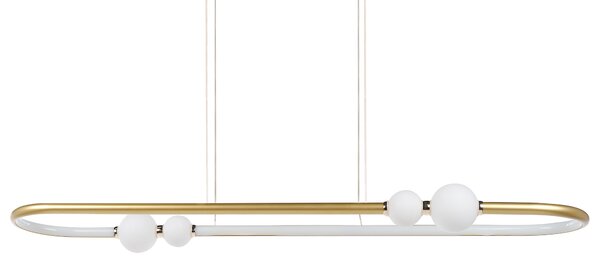 LED závěsná lampa FEALE Kov Zlatá