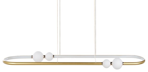 LED závěsná lampa FEALE Kov Zlatá