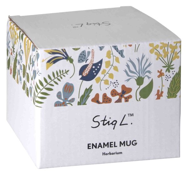 Smaltovaný plecháček Herbarium 350 ml