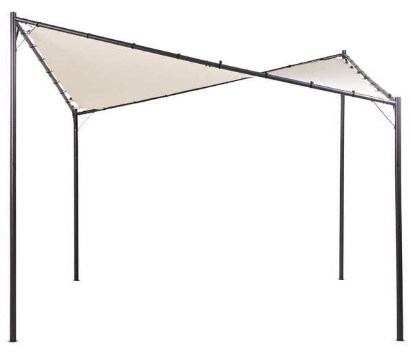 Zahradní pavilon AVENTINE Kov 300 cm 300 cm Béžová