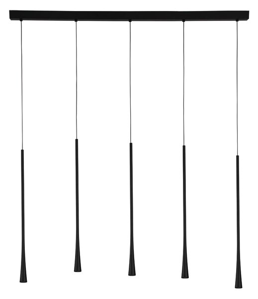 LED lustr Goccio 110 černá