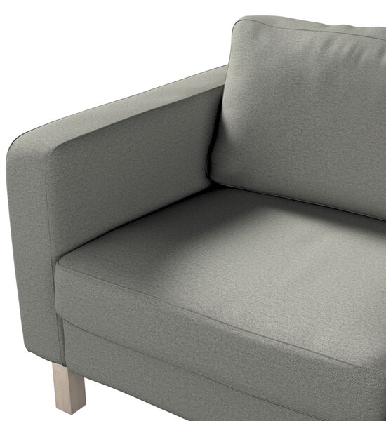 Potah na pohovku IKEA Karlstad 2-místná, nerozkládací, krátký barva šedá látka pletený vzor