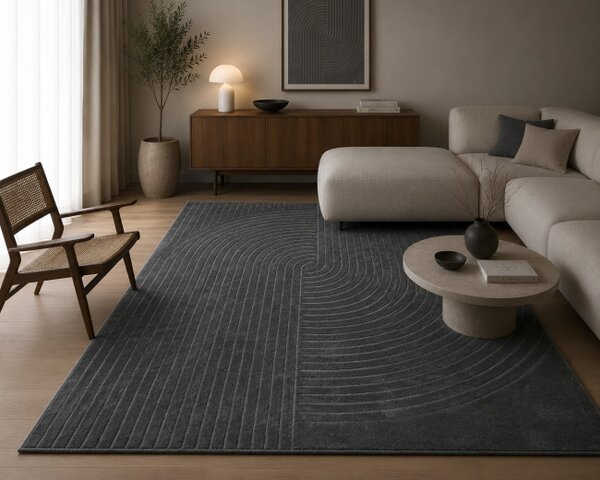 Koberec ZEN GARDEN 2403 tmavě šedý