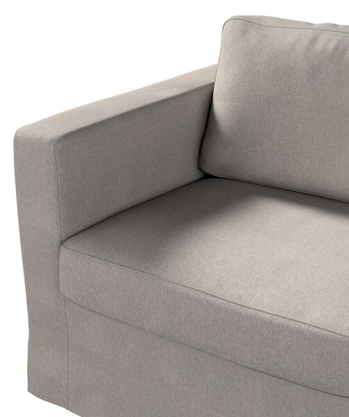 Potah na pohovku IKEA Karlstad 2-místná , nerozkládací, dlouhý barva béžová látka pletený vzor