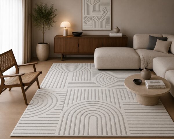 Koberec ZEN GARDEN 2405 bílý