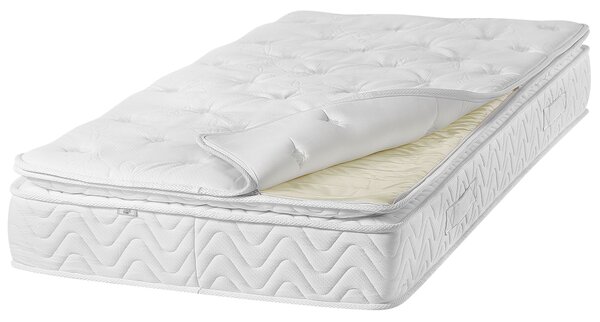 Matrace s paměťovou pěnou a taštičkovými pružinami LUXUS H2/3 středně tvrdá 90 x 200 cm