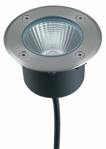 FANEUROPE FAN EUROPE Pochozí venkovní svítidlo LED WALK nikl INOX 8 W 930 lm 3000 K IP67 11x7,78 cm