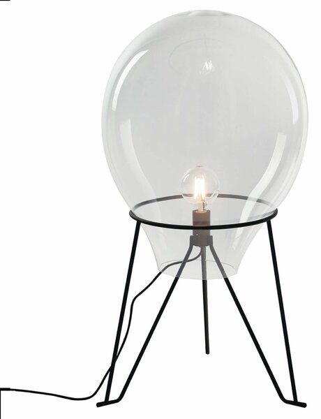 FANEUROPE FAN EUROPE Stolní lampa Lume Azuma, průhledná, 1xE27, 38x63 cm