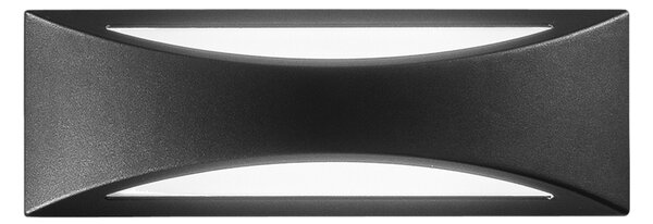 FANEUROPE FAN EUROPE Venkovní nástěnné svítidlo LED WEISS hliník černá 16W 1800lm CCT IP54 35x12x11,3 cm