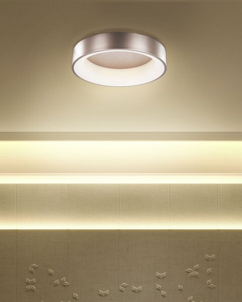 LED stropní světlo DAWEI Kov Světle hnědá