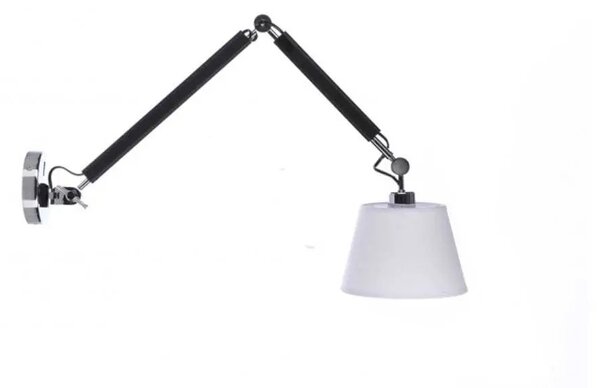Designové nástěnné svítidlo Zyta S černá/stříbrná