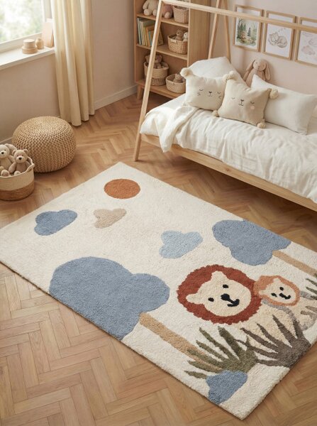 Koberec Hanse Home Snuggle Lionel krémový / vícebarevný