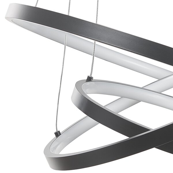 LED závěsná lampa ATREK Kov Černá