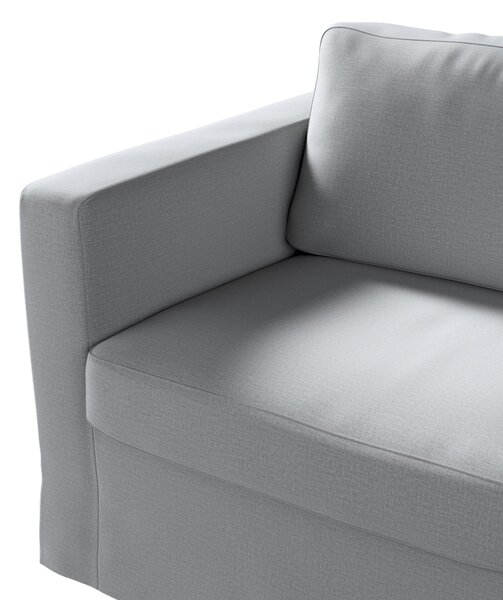 Potah na pohovku IKEA Karlstad 2-místná , nerozkládací, dlouhý barva šedá látka sametová