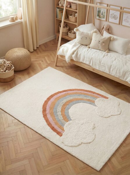Koberec Hanse Home Snuggle Petite Melodie krémový / vícebarevný