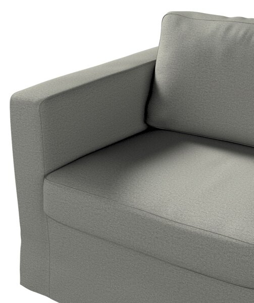 Potah na pohovku IKEA Karlstad 2-místná , nerozkládací, dlouhý barva šedá látka pletený vzor
