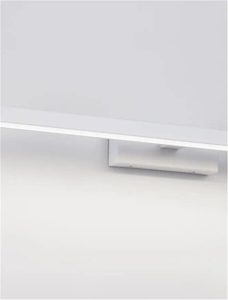 LED nástěnné svítidlo Flat bílé – Bílá