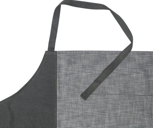 Zástěra KitchenAid šedá, délka 88 cm KAP023622LKG