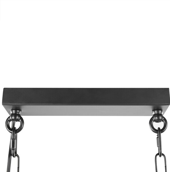 Závěsná lampa MUGER Kov Černá