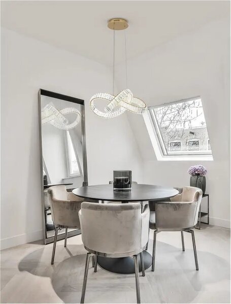 Křišťálový lustr Conceto B 60 zlaté – LED