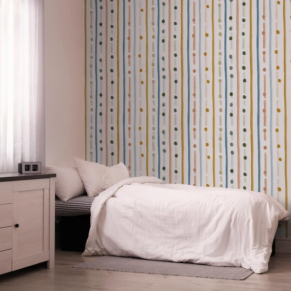 Fototapeta - Linky a tečky (245x170 cm)