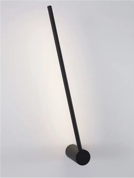 LED nástěnné svítidlo Synthesi 60 černé – Černá