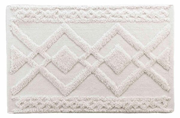 Bílá koupelnová předložka 50x80 cm Gladis – douceur d'intérieur