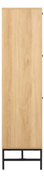 Výklopný botník v dekoru dubu v přírodní barvě 99x140x35 cm Albany – Actona