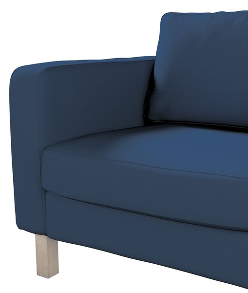Potah na křeslo IKEA Karlstad, krátký barva tmavě modrá