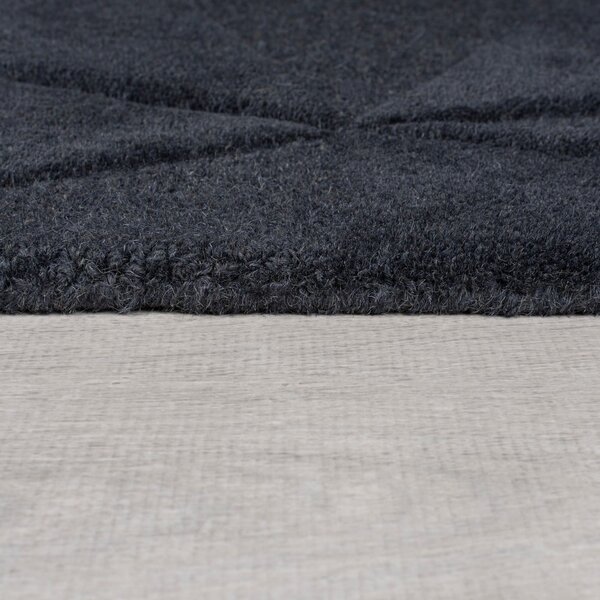 Šedý vlněný koberec 170x120 cm Shard - Flair Rugs