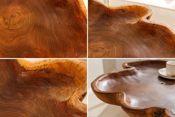 Odkládací stolek WILD 65 CM masiv teak Nábytek | Doplňkový nábytek | Odkládací stolky