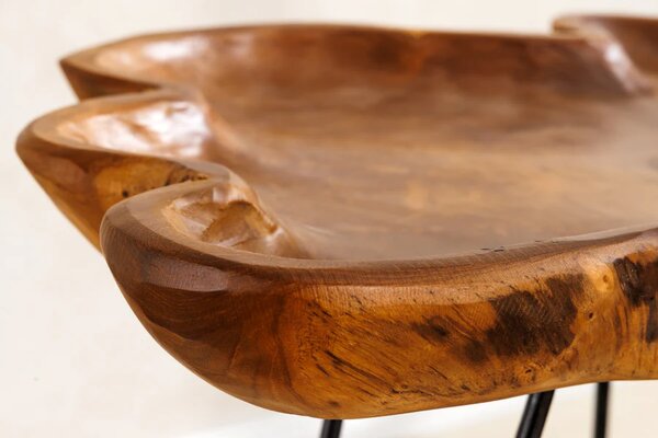 Odkládací stolek WILD 65 CM masiv teak Nábytek | Doplňkový nábytek | Odkládací stolky