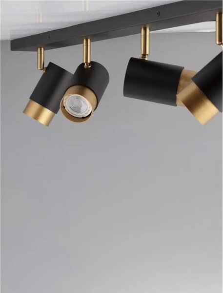 Designové stropní svítidlo Pogno 80 černé – GU10