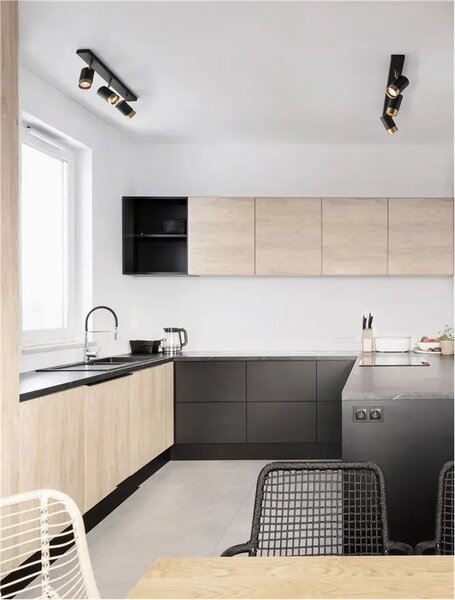Designové stropní svítidlo Pogno 60 černé – GU10