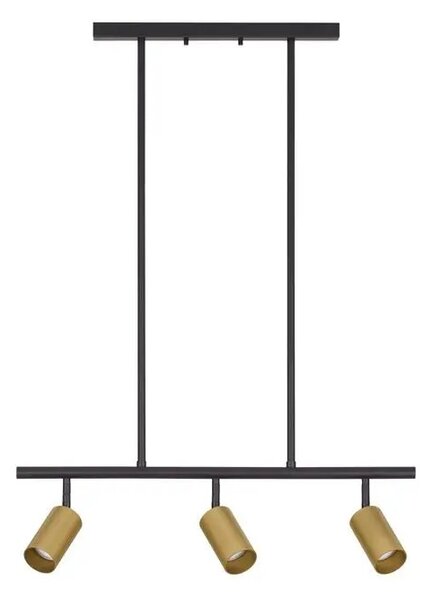 LED lustr Pogno 72 černé – GU10