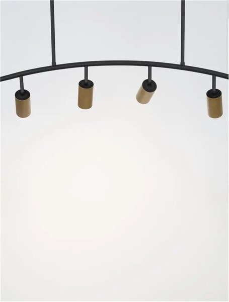 LED lustr Pogno 965 černé – GU10