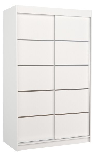 ADRK Šatní skříň posuvná BENISSO W 120, bílá