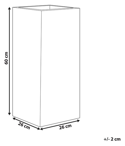 Květináč DION 26 cm Světle šedá