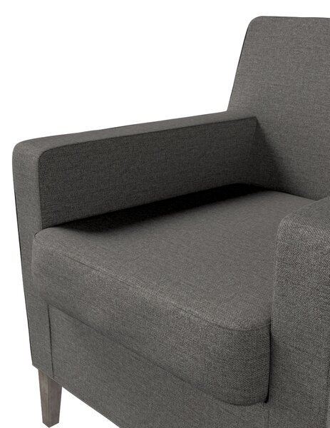 Potah na křeslo IKEA Karlstad barva šedá látka pletený vzor