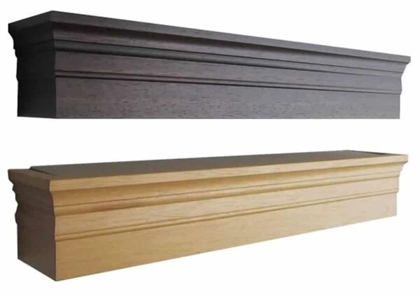 URBÁNEK Garnýže Deko s kovovou drážkou - 10 cm, světlá