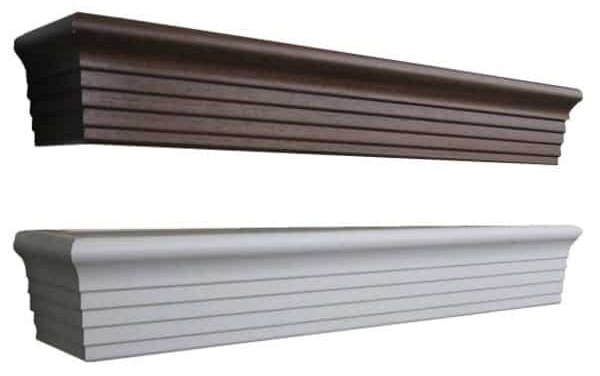 URBÁNEK Garnýže Elegance s plastovou drážkou - 10 cm, třešeň