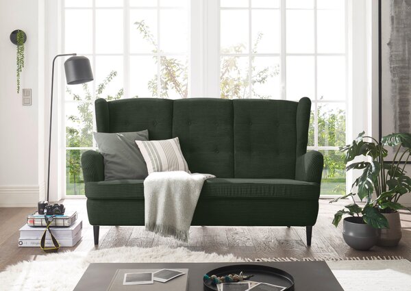 POHOVKA, textil, tmavě zelená MID.YOU - Pohovky, Online Only