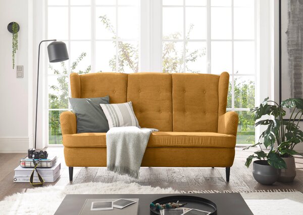 POHOVKA, textil, žlutá MID.YOU - Pohovky, Online Only