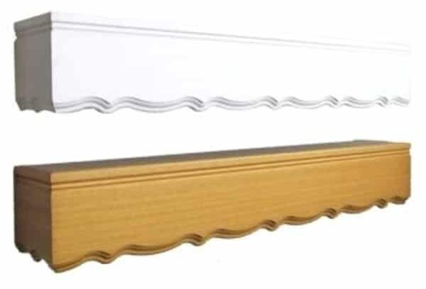 URBÁNEK Garnýže Serpentin s kovovou drážkou - 10 cm, světlá