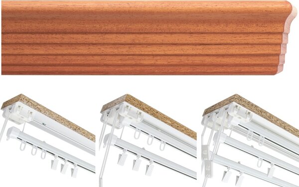URBÁNEK Garnýže Elegance, spouštěcí kolejnice Flix - 10 cm, třešeň
