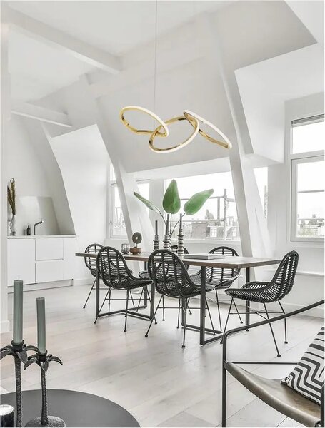 LED lustr Girish 82 zlaté