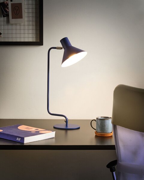 Stolní lampa RIMAVA Nastavitelná Kov Modrá