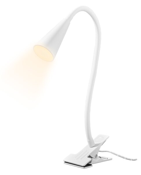 Livarno® Stolní LED lampa Freya (Led lampa se svorkou, bílá) (100397707002)